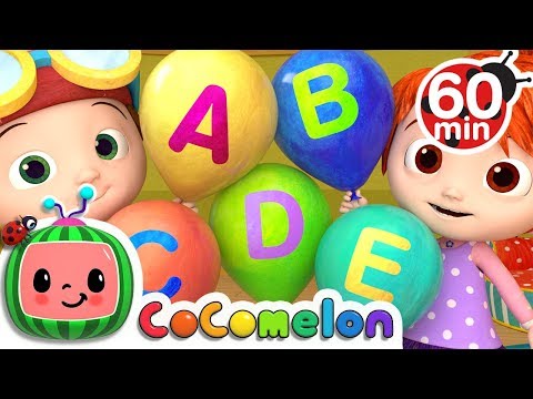 ABC Song with Balloons | +More Nursery Rhymes & Kids Songs - CoCoMelon