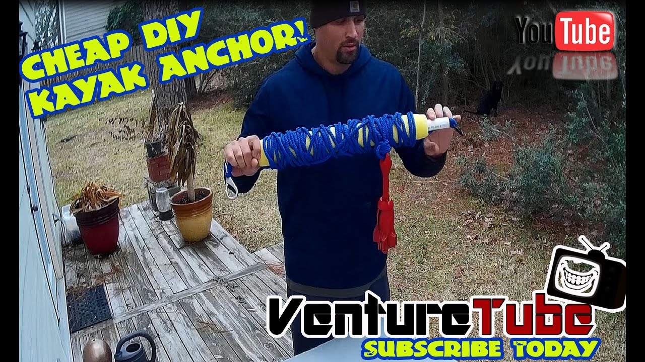 Cheap DIY Kayak Anchor - YouTube