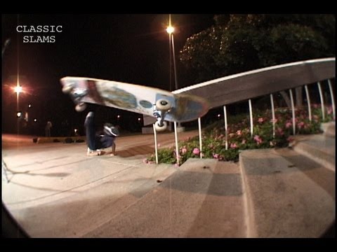 Skateboarder Gets Sacked on Rail Classic Skateboard Slams #33