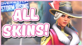 Overwatch - ALL STORM RISING SKINS AND ITEMS (2019 Archive Event)
