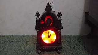 Tekky Design 2020 Halloween Animated Raven Clock Clock Of Doom