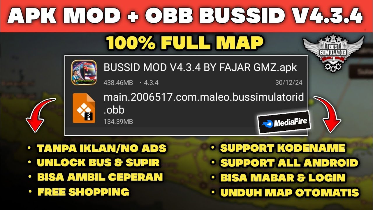 REAL V4.3.4 APK MOD + OBB BUSSID V4.3.4 TERBARU | FULL REAL V4.3.4 APK MOD + OBB BUSSID V4.3.4 TERBARU | FULL