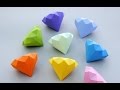 How to Make a Paper Diamond - Simple Way