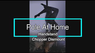 Handstand Chopper Dismount Pole At Home