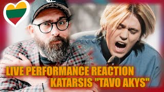 Professional Reacts To Katarsis Tavo Akys Live Performance Eurovision 2025 Lithuania