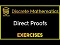 [Discrete Mathematics] Direct Proofs Examples