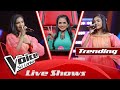 Sathisha Bhatt | Sathapena Kala (සැතපෙන කළ විඳ නිදි සුවේ) | Live Shows | The Voice Sri Lanka