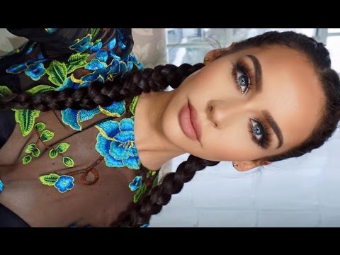 How To: Dutch/French Braid Your Own Hair | Carli Bybel - YouTube