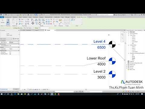 Hướng dẫn sử dụng Revit Architecture 2019 | Bài 20: Tạo tầng (Level)