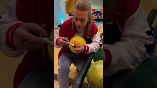 Bowling Prank with balloon 😆 #funny #getpranked #funnyvideos #funnypranksters #funnyskits