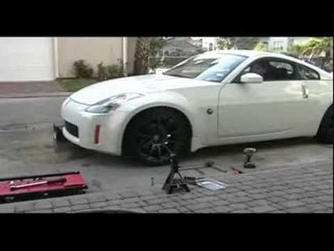 350z my new rims ADVAN RS z33