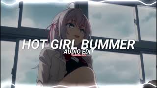 hot girl bummer - blackbear [edit audio]