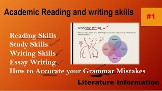 Academic Reading And Writing Skills Essay Writing Study Skills Reading Skills Accuracy