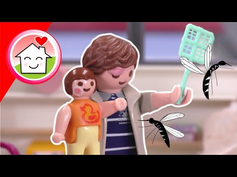 Playmobil Familie Hauser - Stechmücken - Geschichte mit Anna und Lena