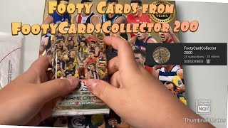 Footy Cards From FootyCardCollector 2000