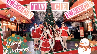 Kpop In Public｜“Twice-Knock Knock” One-take dance performance in Christmas dress