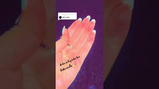 Beautiful girl snapchat fake nail polish