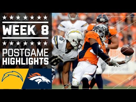 Chargers Vs Broncos Nfl Week 8 Game Highlights Chargers Vs Broncos Nfl Week 8 Game Highlights