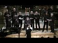 Skolia men sing Keep In The Middle Of The Road (arr. Bartholomew)