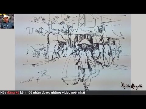 Hướng dẫn vẽ ký họa góc phố