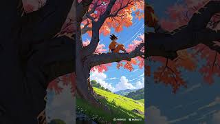 Son Gokus Final Rest A Peaceful Farewell At Sunset Anime Tribute In 4K