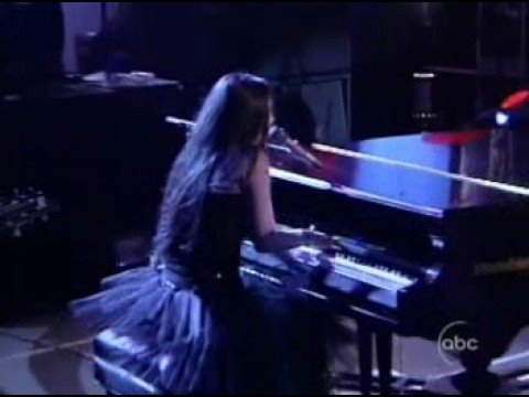 Evanescence performing Lithium from the album The Open Door on Jimmy Kimmel