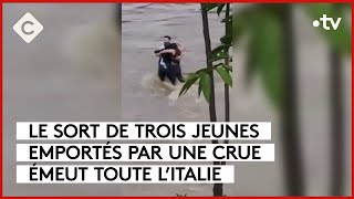 Trois Jeunes Emportés Par Une Crue Litalie Bouleversée - La Story - C À Vous - 04062024