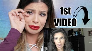 REACTION TO MY FIRST YOUTUBE VIDEO | EMOTIONAL REACTION TO MY FIRST YOUTUBE VIDEO | EMOTIONAL