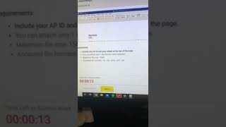 Ap Test Submission Error