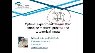 Optimal experiment designs that combine mixture, process and categorical inputs