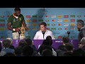 Erasmus &amp; Kolisi speak after winning Rugby World Cup 2019