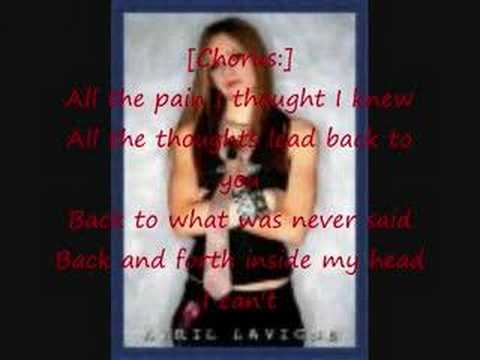 Avril Lavigne Take Me Away with lyrics