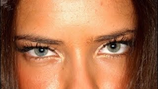 Adriana Lima Eyes And Eyebrows