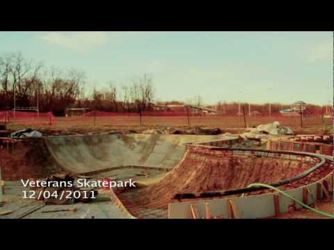Construction Update #1: Veterans Skatepark 12/4/11 - Woodbridge, VA - Thunderwood