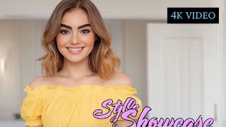 4K See Through Try -On Haul Clothes Transparent Lingerie Dress Review Try -On Haul 2025