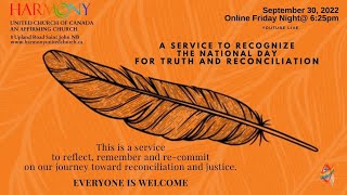 September 30, 2022 - Service for National Day of Recognition for TRC