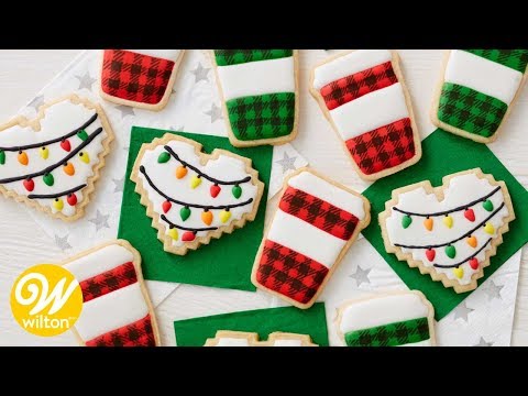 How to Make Christmas and Coffee Mug Cookies | Wilton