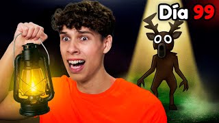 Sobreviví 99 Noches En El Bosque De Roblox...