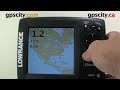 Lowrance Elite 5 Video Manual - Selecting Charts to View