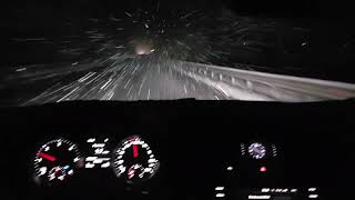 kurtlar vadisi konvoy remix|Passat B8 Snap Gece karlı yollar 🥶snowy roads|Araba 