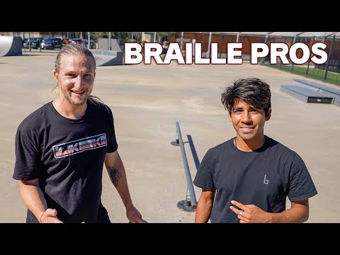 The Braille Pro's Came To My Skatepark!