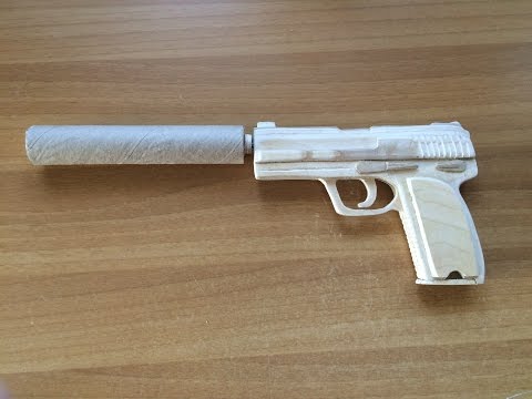 Как сделать usp s из бумаги Как сделать usp s из бумаги