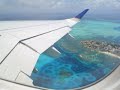 Despegue Isla San Andrés-Colombia, vista de la isla y playas