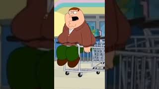 Family Guy - Peter Is Stuck In A Shopping Cart
