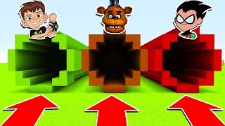 DO NOT CHOOSE THE WRONG TUNNEL (BEN 10, FREDDY FAZEBEAR , TEENTITANS GO) (/PS4/XboxOne/PE/MCPE)