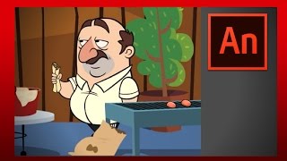Flash Animation Vs Hand Drawn I Adobe Animate CC Tutorial - Chew Cycle