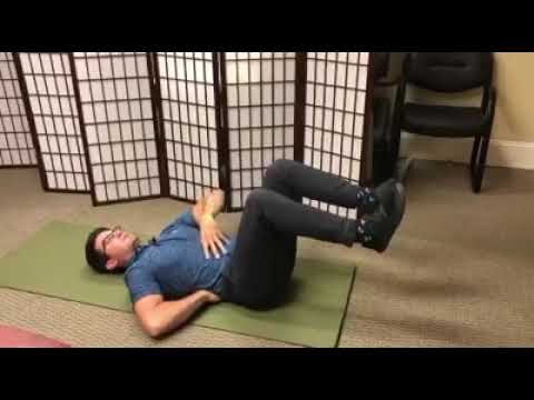 Dead bug exercise Chiropractic Partners Durham