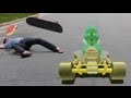 Mario Kart in Real Life (3D Chalk Art)