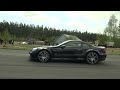 Uncut Mercedes SL65 AMG Black Series vs Sophie Ferrari 458 Italia
