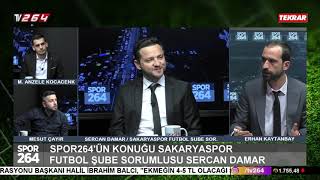 Spor264 | 12 HAFTA | 22 Kasım | Konuk: Sercan Damar (Sakaryaspor Futbol Şube Sor